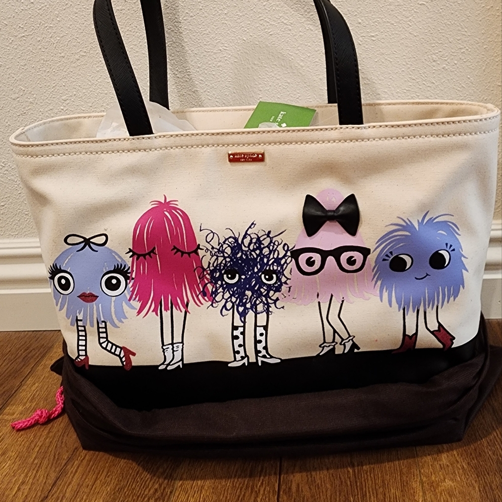 NWT Kate Spade Imagination Monster Party Francis purse
